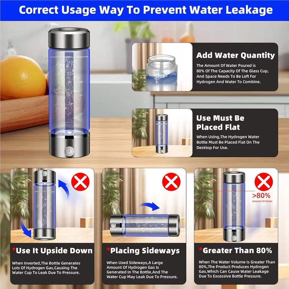 Purify Hydrogen Water Bottle 