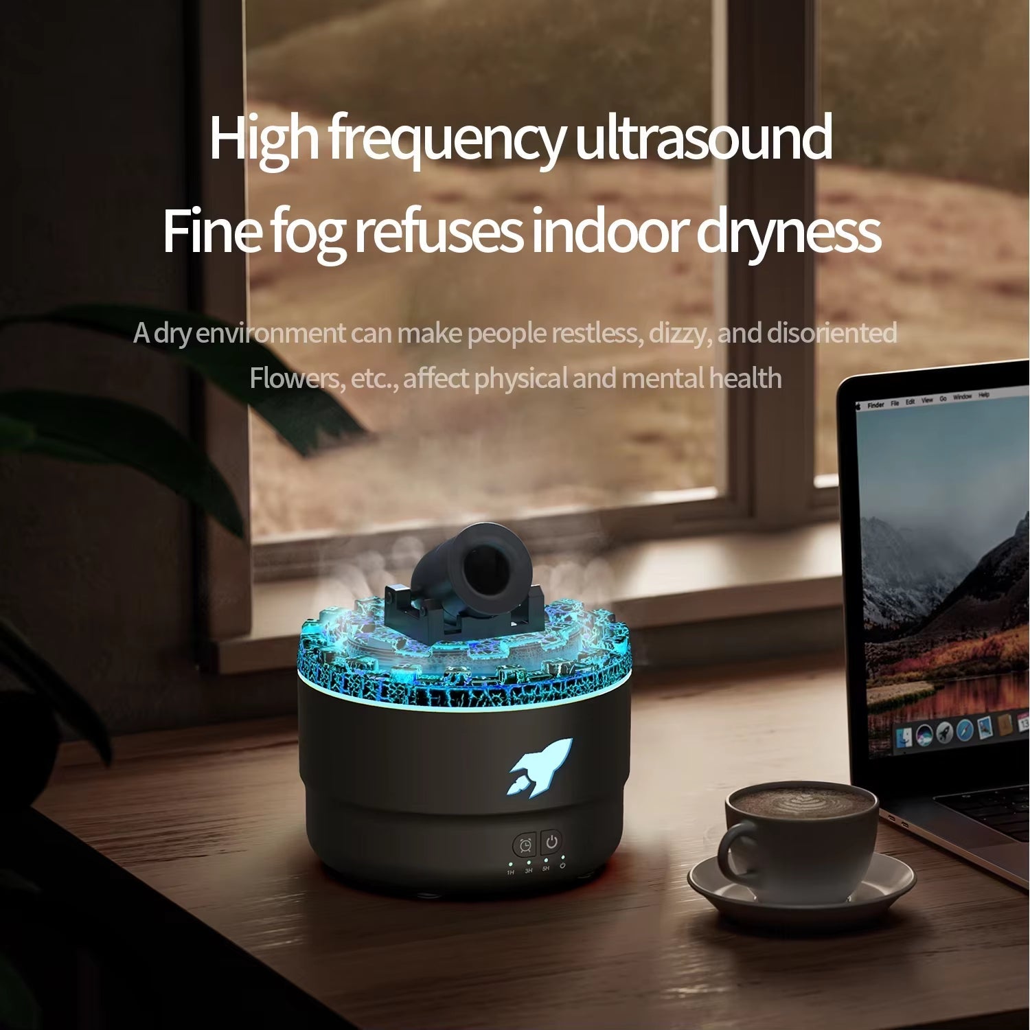  Aromatherapy  Lava Crack Humidifier