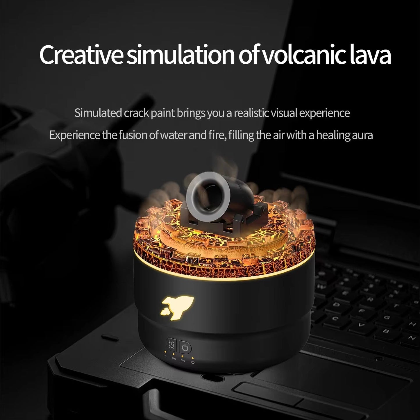  Aromatherapy  Lava Crack Humidifier