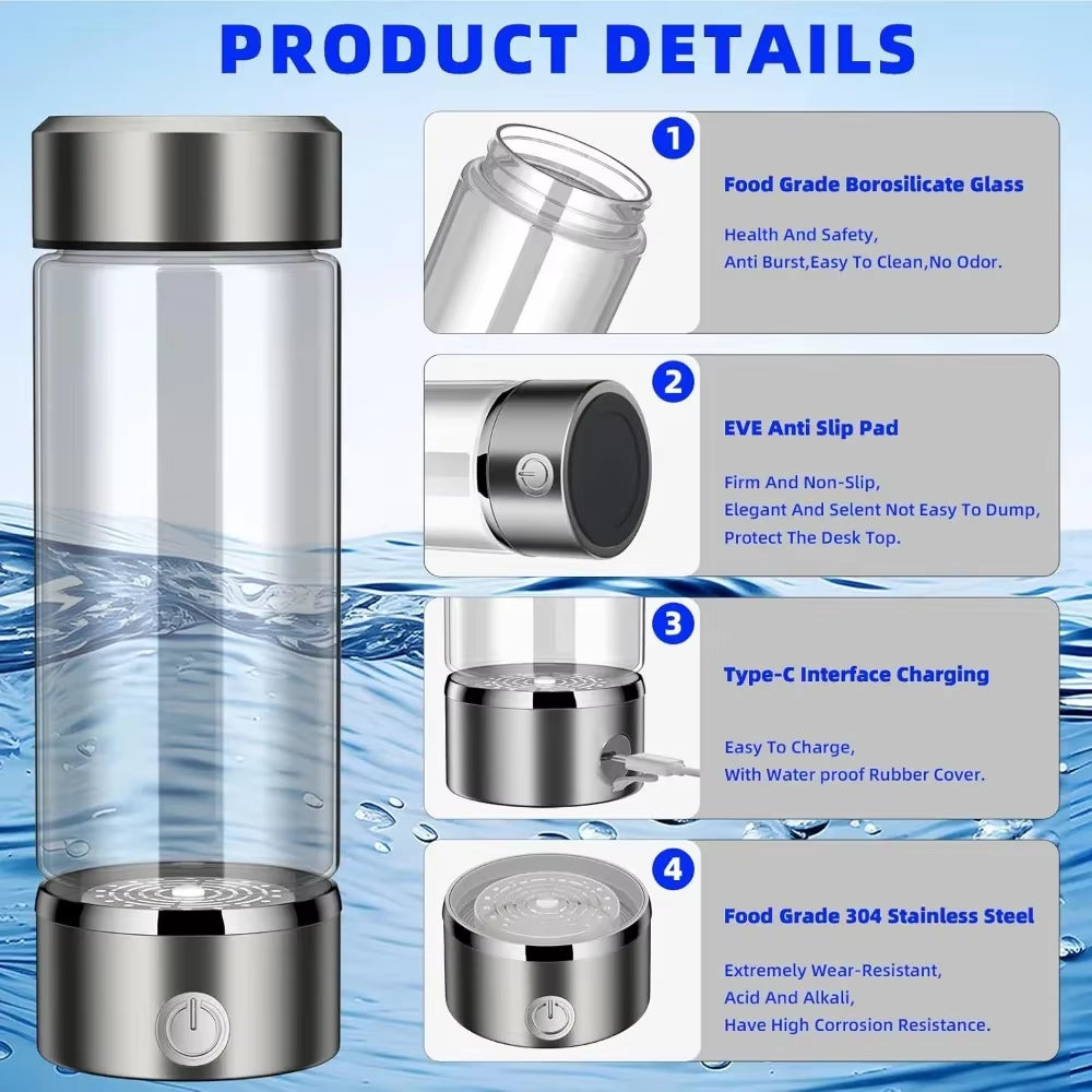 Purify Hydrogen Water Bottle 