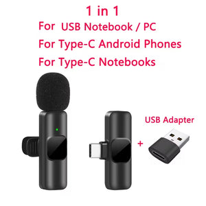  Wireless Lavalier Microphone 